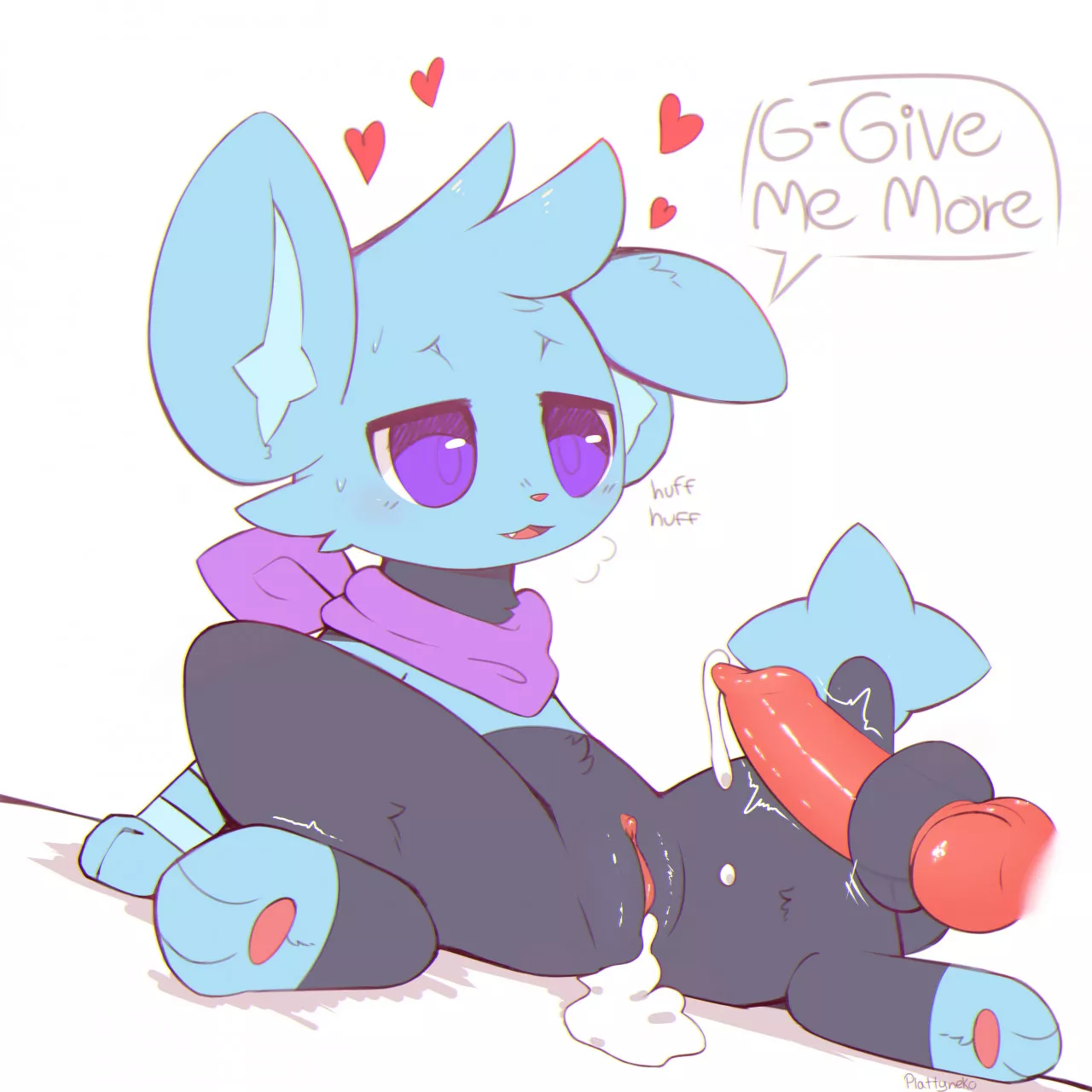 Stuffed for more [MF] (Plattyneko) posted by OwO_Bot