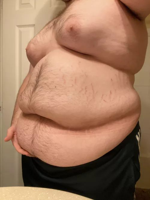 Stuffed myself full of buffalo chicken and milkshakes before bed 😋 by DoTaxFraudKids