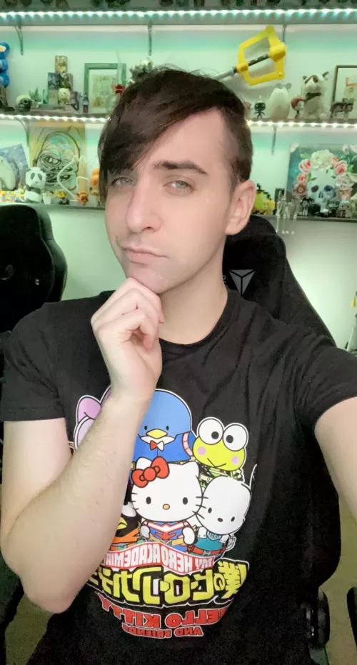 Such a cute shirt for streaming! I love it. by officiallychadd