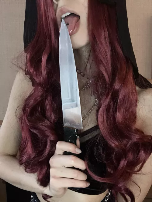 Suck on my tongue piercings 👅 by kkinkitty