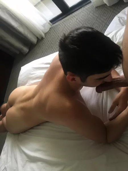 Sucking Daddy’s big cock like a good boy should by DocAkh