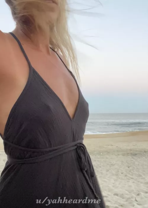 Summer breeze makes me feel fine…nipples showing through this dress but let them shine… 🎶 by yahheardme