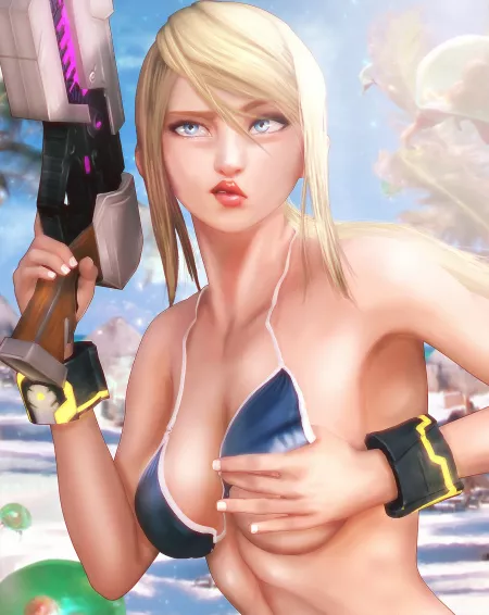 Summer Samus (yoracrab) by Kuro-Oji