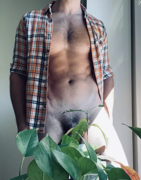 Sun and scruff keep you warm by JustAddSalty