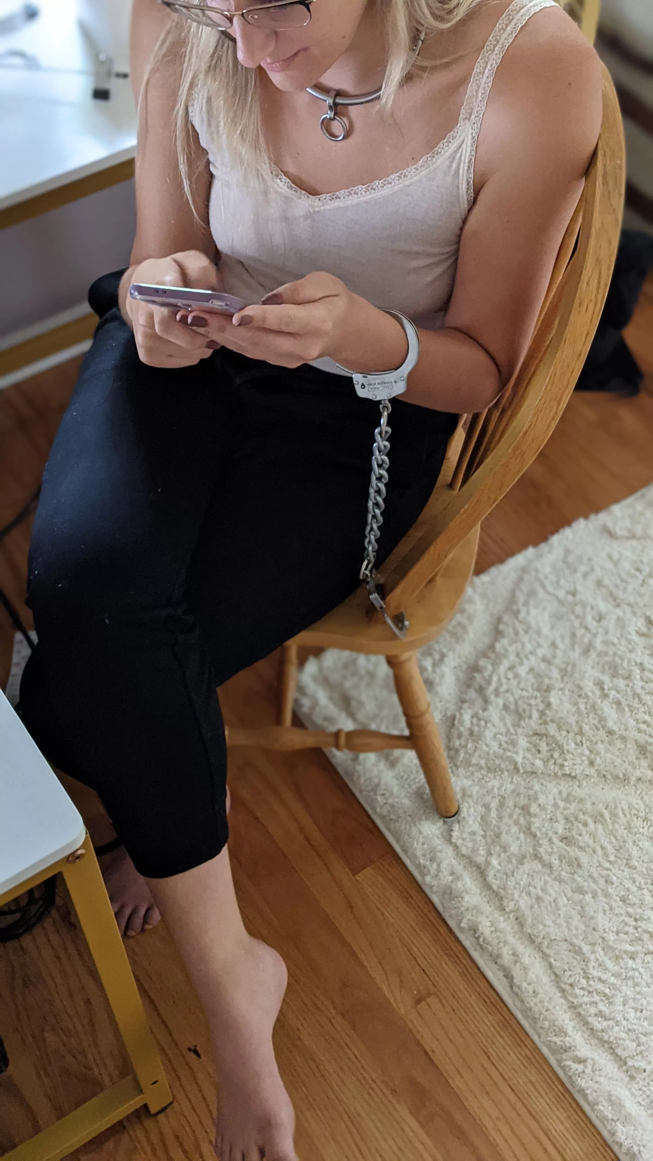 Sunday morning business. [F]orgot his coffee ☕ posted by collaredbabe