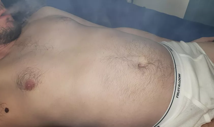 Sunday Smoke & Stroke in Bed by marlbororedguy