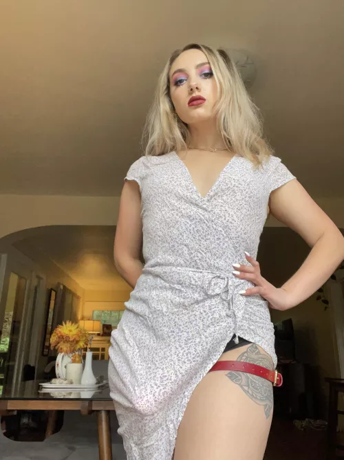 Sundress no panties 💋 by worshipavaonyx