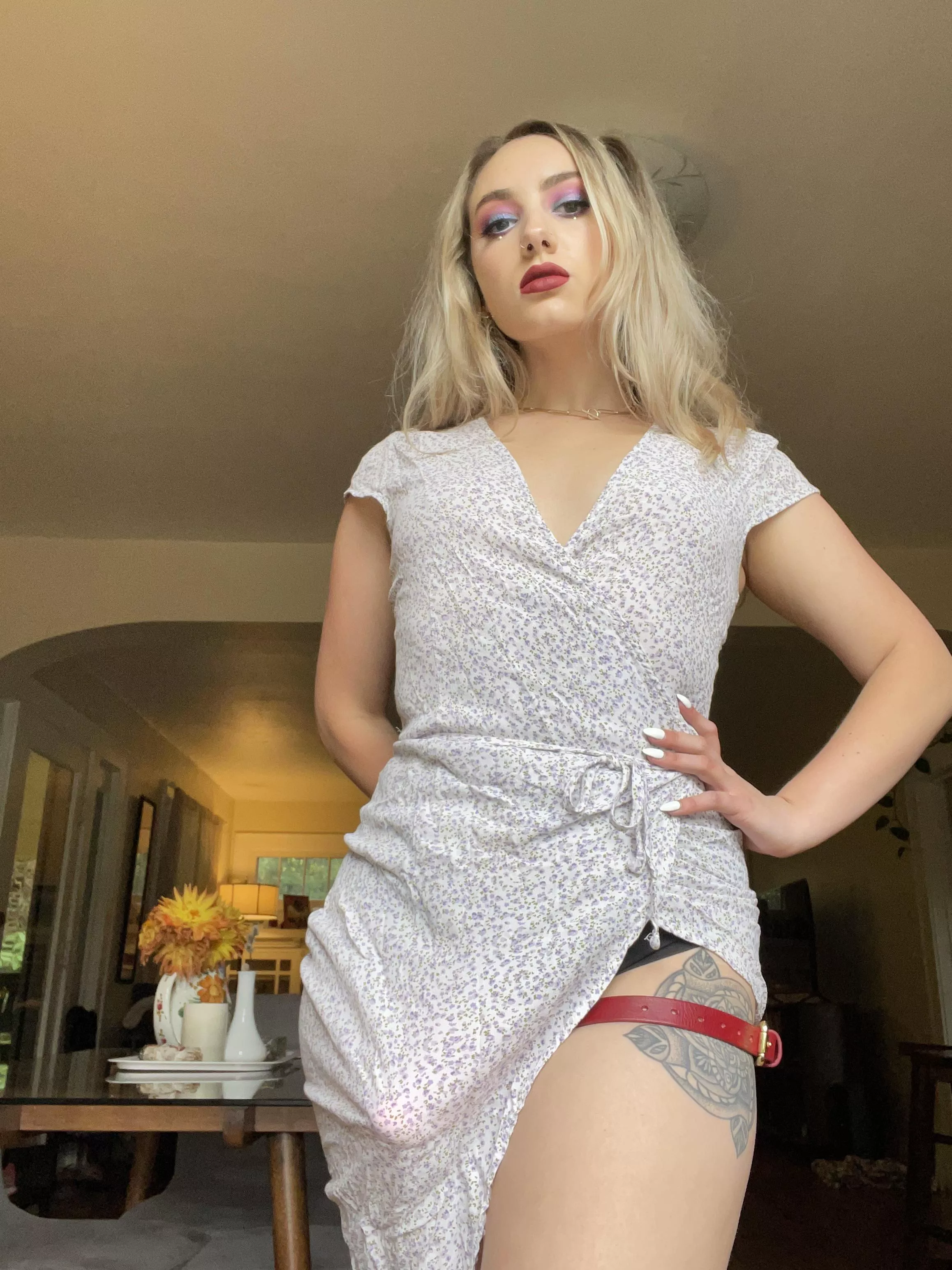 Sundress no panties 💋 posted by worshipavaonyx