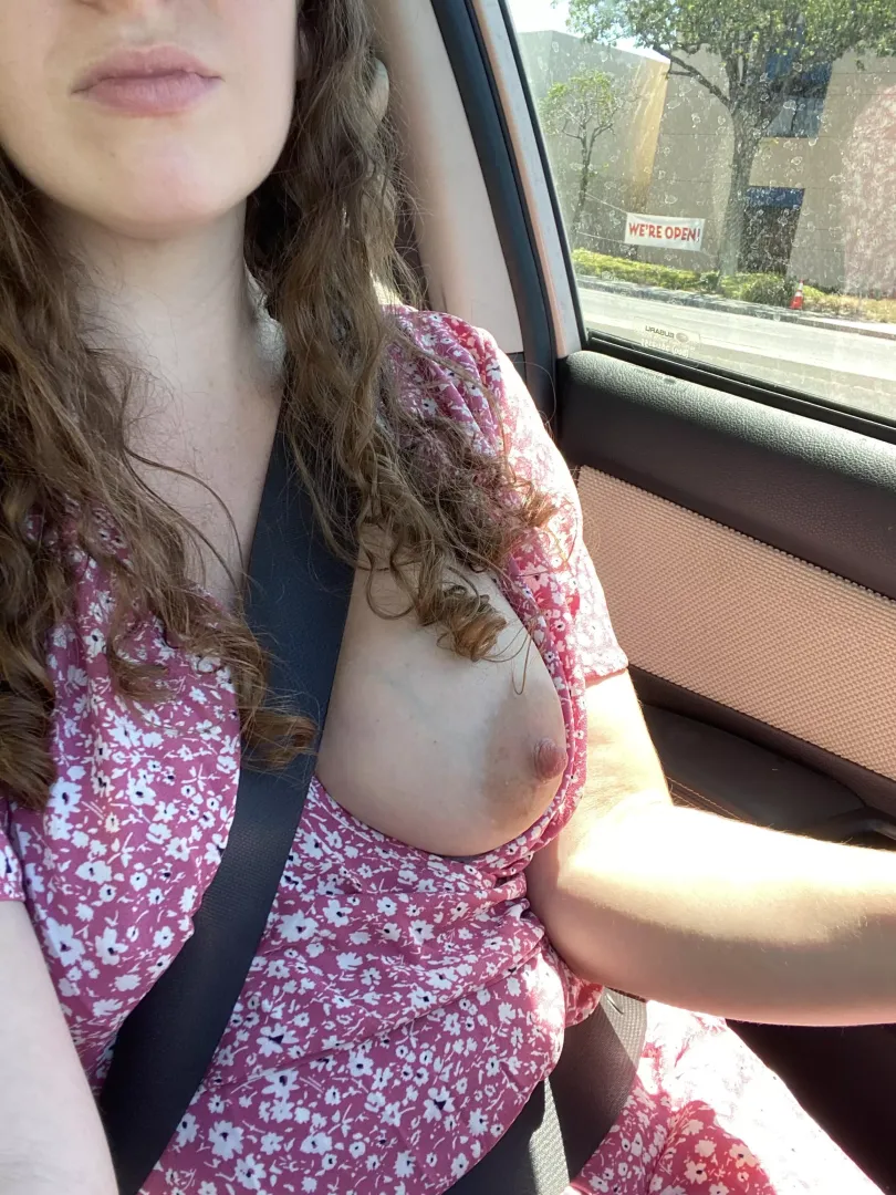 Sundresses make it so easy for a quick flash ;) posted by amberssecret4