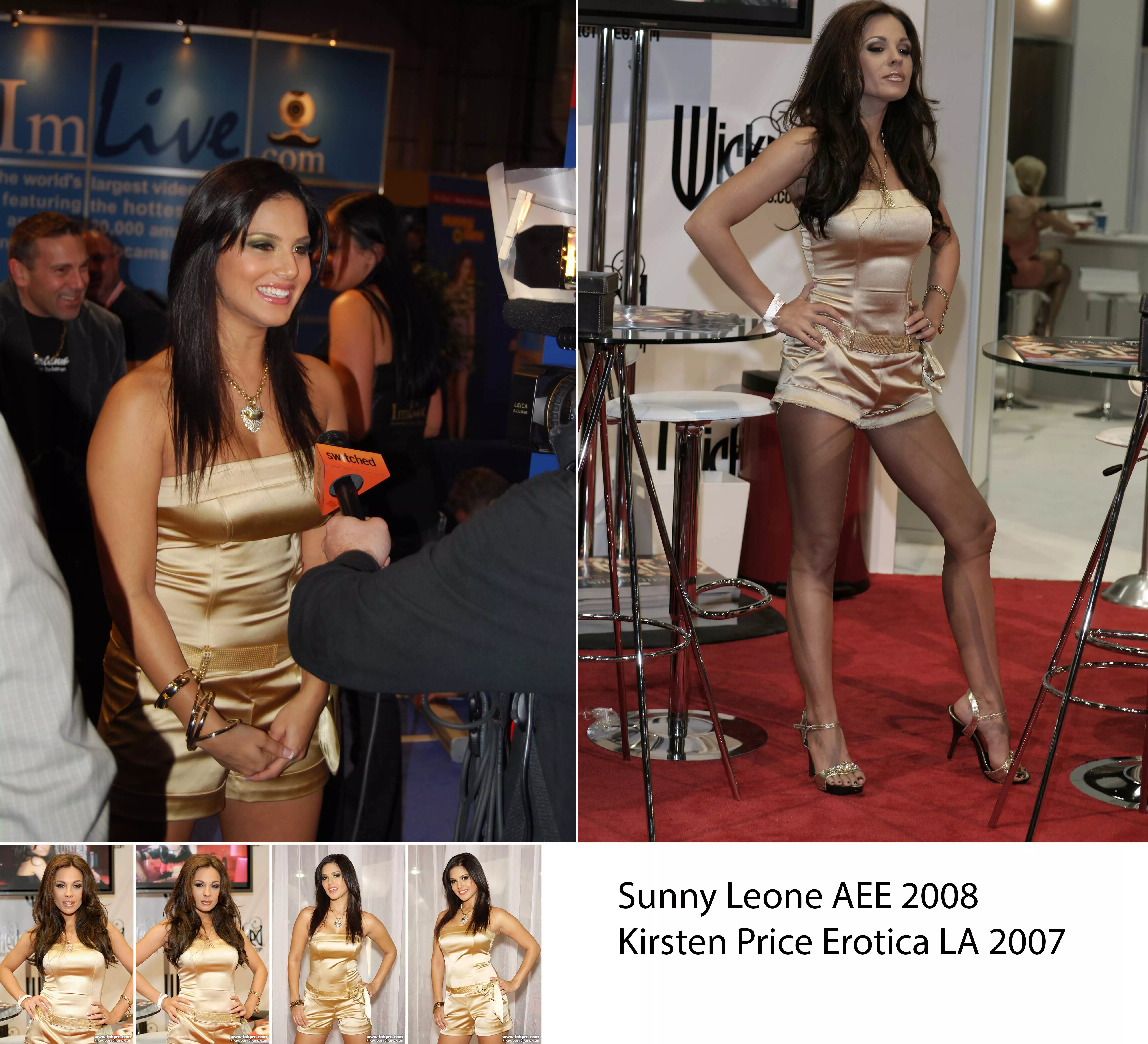Sunny Leone & Kirsten Price wearing the same outfit a year apart posted by pentium1994