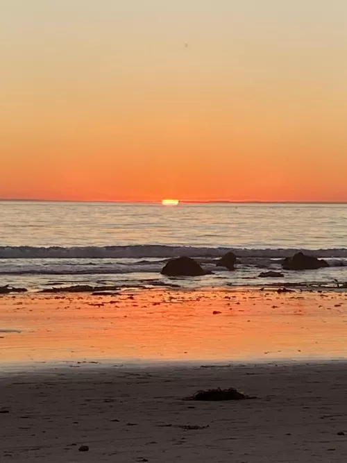 Sunset at the beach :) by SpottedArmadillo