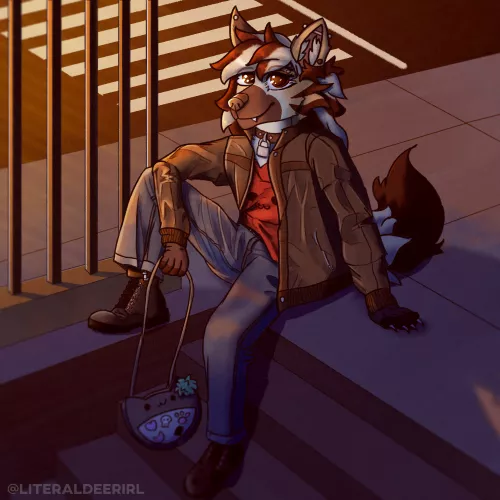 Sunset in the city! [by me @LiteralDeerIRL on twitter] by LiteralDeerIRL