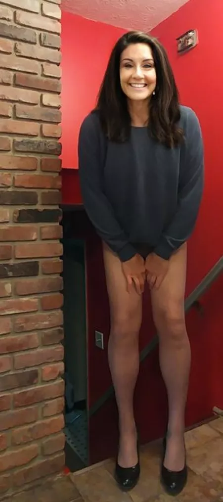 Suntan Pantyhose and Heels by dannica069