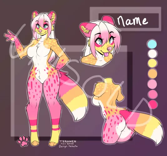 Sunwave Raccoon Adoptable by nebu-ta