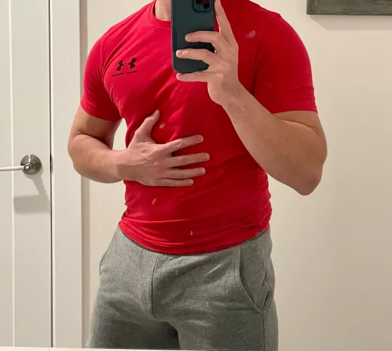 Super horny today. Can’t focus on work. Thinking about a big cock pounding from me behind, balls deep. 🤤 by boston_jock