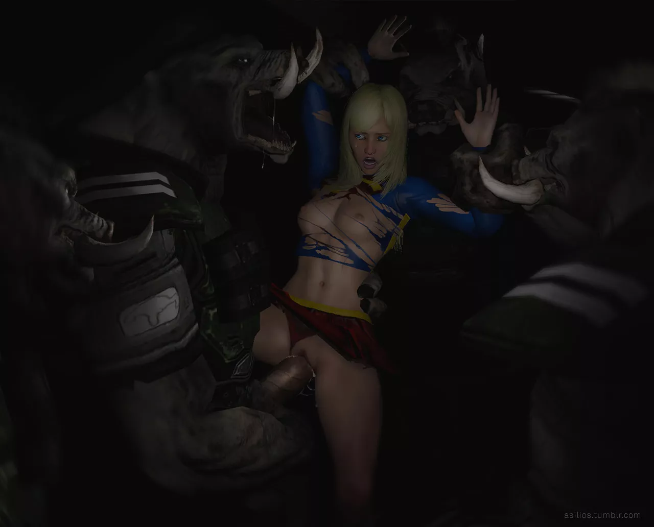 Supergirl and Monsters(Asilios) posted by [deleted]