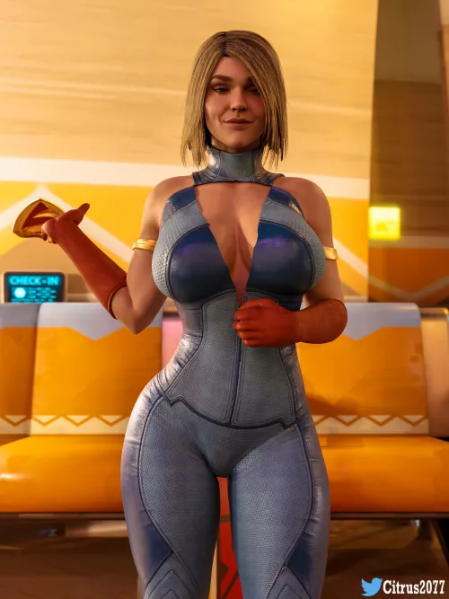 Supergirl liking what she sees (Citrus2077) [DC] by Kuro-Oji