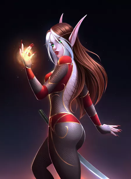 Sura Shattersun (Alisa Nilsen ) [Warcraft] by sequence_string