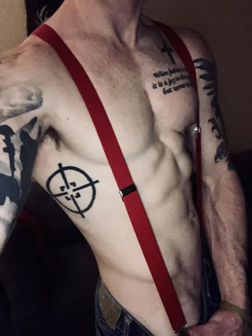 Suspenders and ink 😜 by trip4489