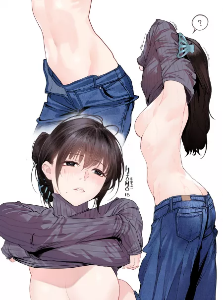 Sweater and jeans. [Original] by chilidirigible