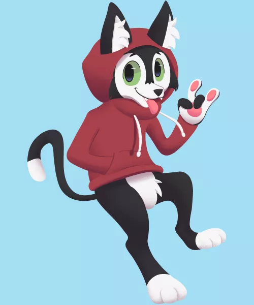 Sweater wearing tuxedo (by me) by DeeNoodles