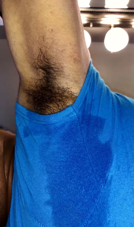 Sweating and stinking up a new shirt…wanna check it out? by Sochaw