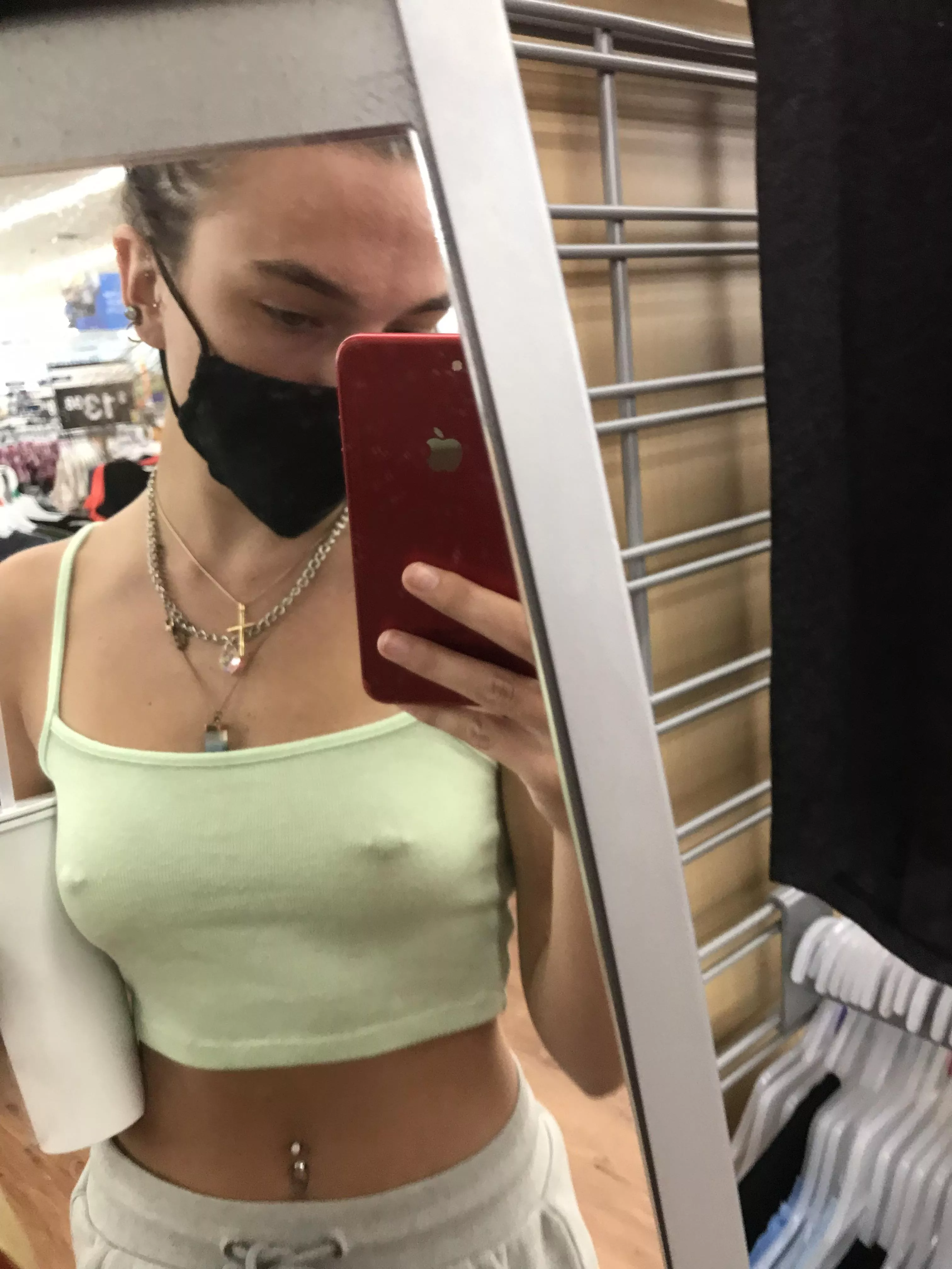 Sweatpants and no bra posted by LovePINK303