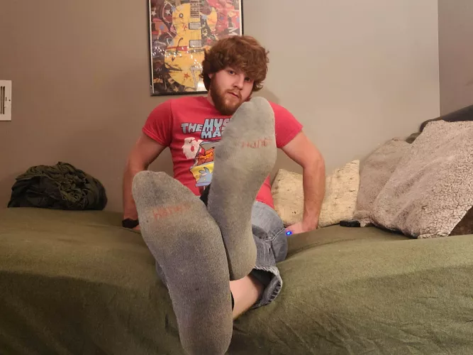 Sweaty, after a long day at work. by kaderedstone