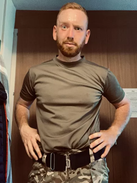 Sweaty after that session! by GingerbreadFoxx