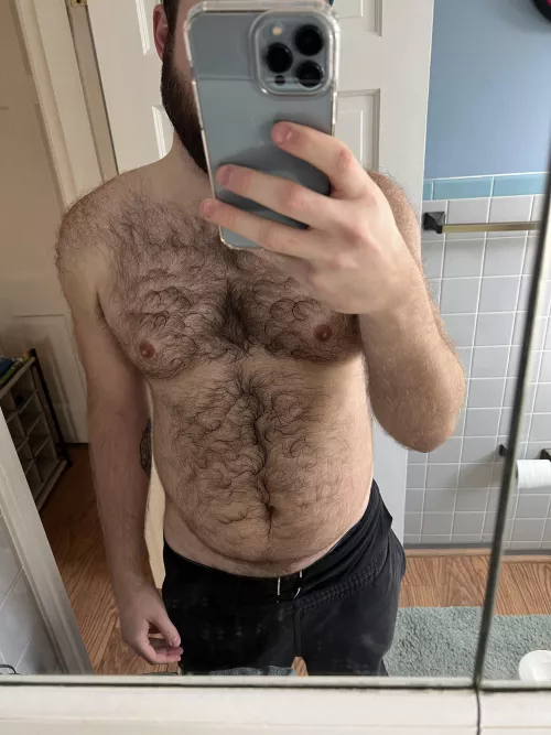 Sweaty and beefy after the gym. 💦 by cub93taway