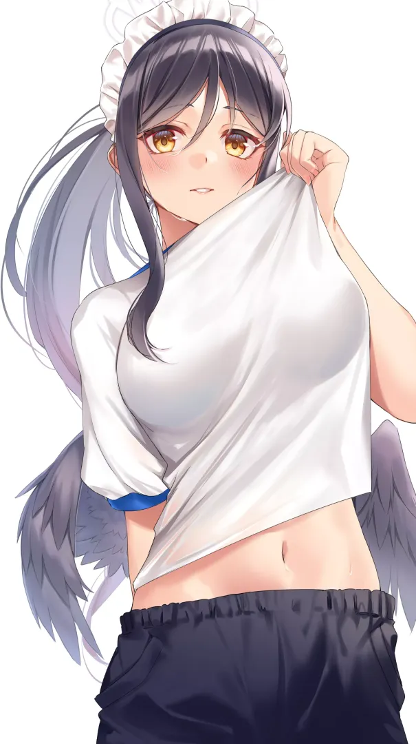 Sweaty Angel Maid [Original] posted by CheetahSperm18