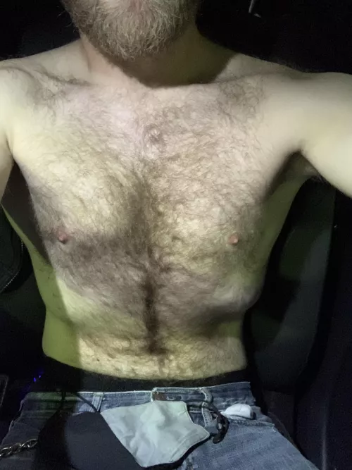 Sweaty chest after work by gouku23