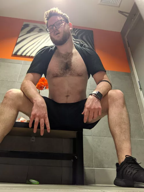 Sweaty Gym Bear 💦 (self) by rogueshadowcosplay