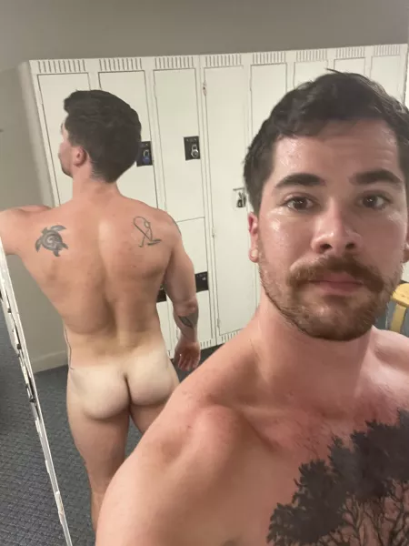 Sweaty locker room butt by thatyogafvcker