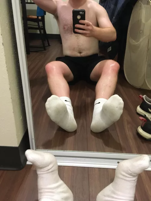 Sweaty Nike crews by Gingerfootboy