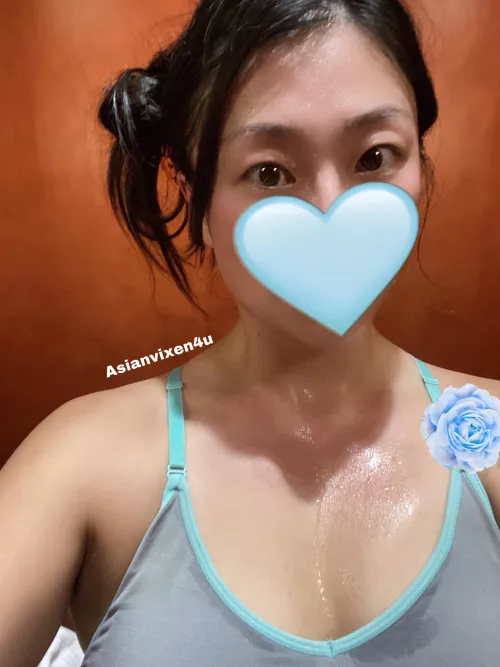 Sweaty workout time by AsianVixen4U
