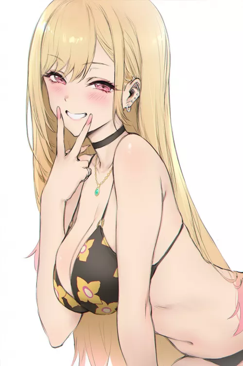 Swimsuit Marin by CheetahSperm18