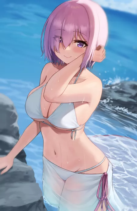Swimsuit Mashu by CheetahSperm18