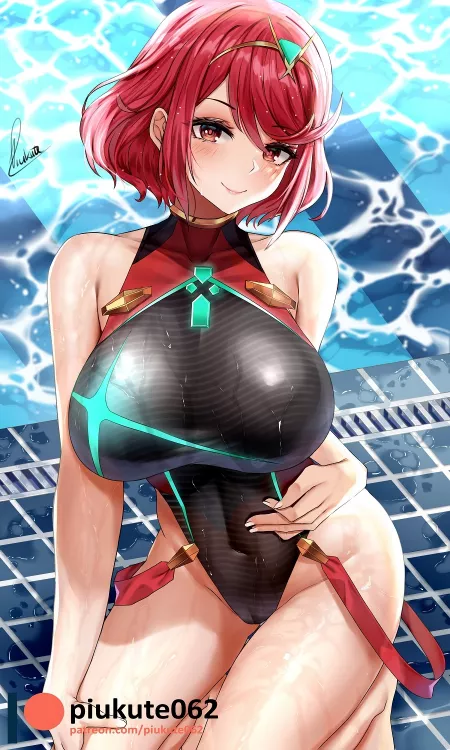 Swimsuit Pyra (Piukute_Maple) by CheetahSperm18