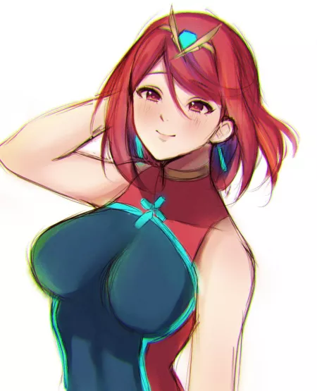 Swimsuit Pyra (support twitter @cozybambii) by jxh_soda