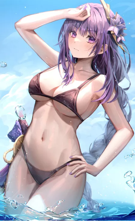 Swimsuit Raiden by xSaviour_N