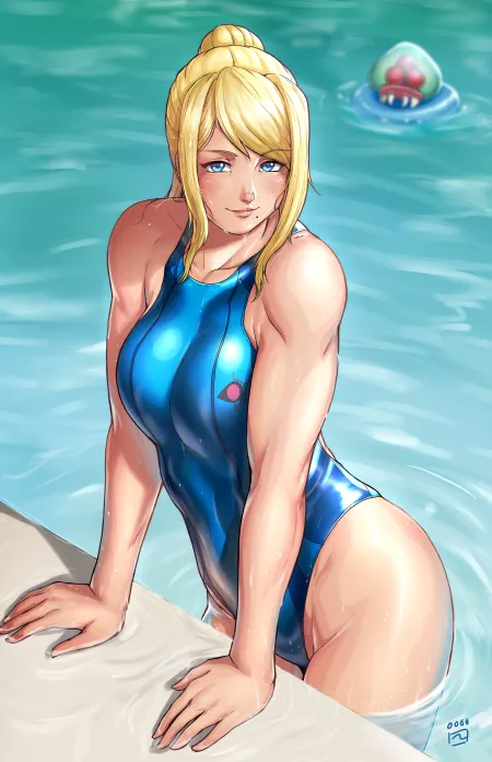 Swimsuit Samus (Finalcake) [Metroid] by sequence_string