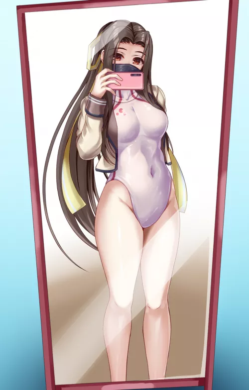 Swimsuit Selfie (Kozu rokuta ) [Original ] by sequence_string
