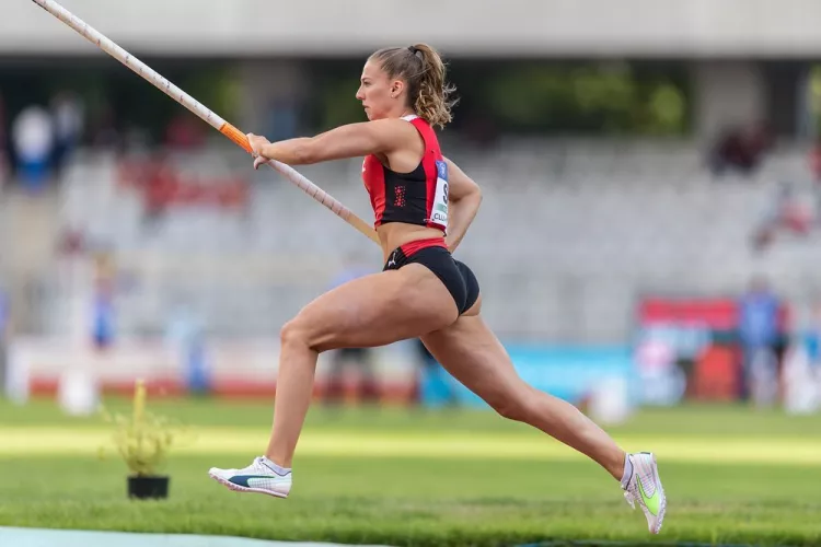 Swiss pole vaulter Angelica Moser by BravePiranga