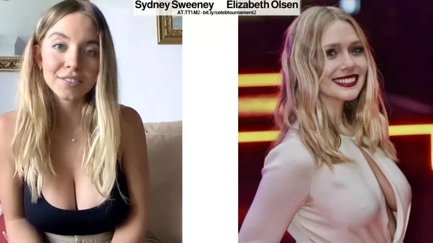 Sydney Sweeney or Elizabeth Olsen (who has better tits) by lemosiii