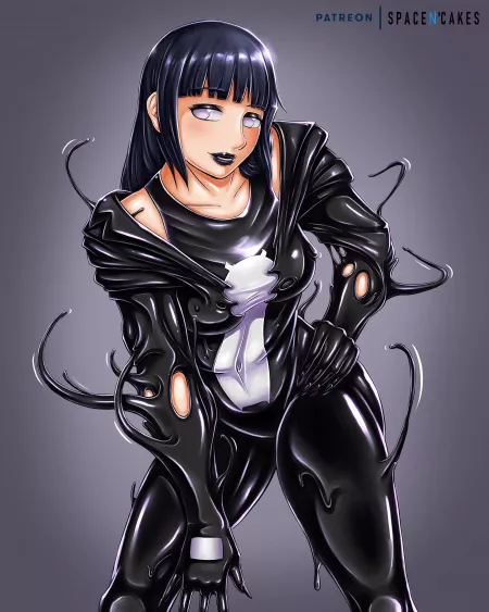 Symbiote Latex Hinata (SpaceNCakes) [Naruto] by SpaceNCake