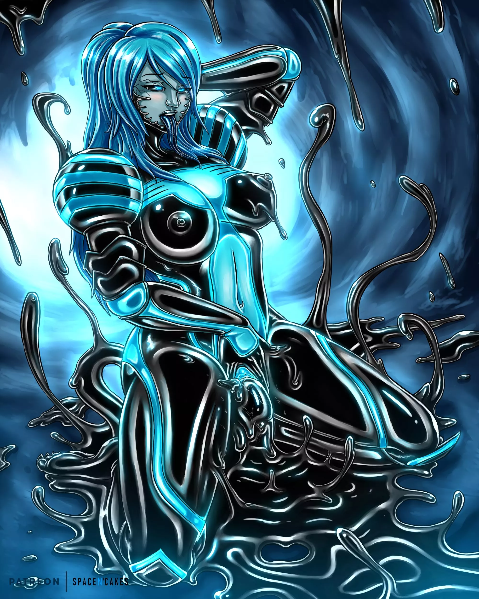 Symbiotic Evolution [Metroid, Marvel] (SpaceN'Cakes) (Female) posted by SpaceNCake