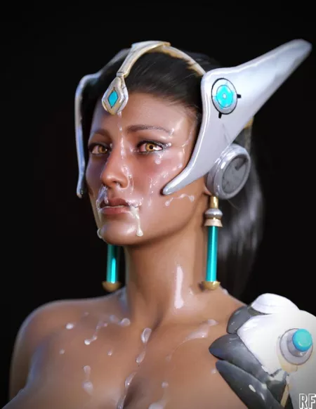 Symmetra by (@rude frog) on twitter by samethkhak