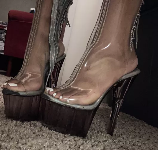 t r a n s p a r e n t | h e e l s 🔥 by VastEntertainment551