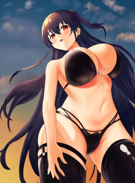 Taihou in Sunset [Azur Lane] by FFDP-Neko